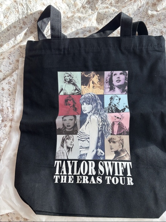 Taylor Swift Handbags - NWOT Taylor Swift The Eras Tour Multicolor Black Tote Bag